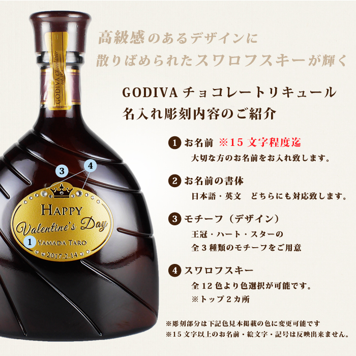 パッケージ情報瓶GODIVA ゴディバ お酒 リキュール チョコレート